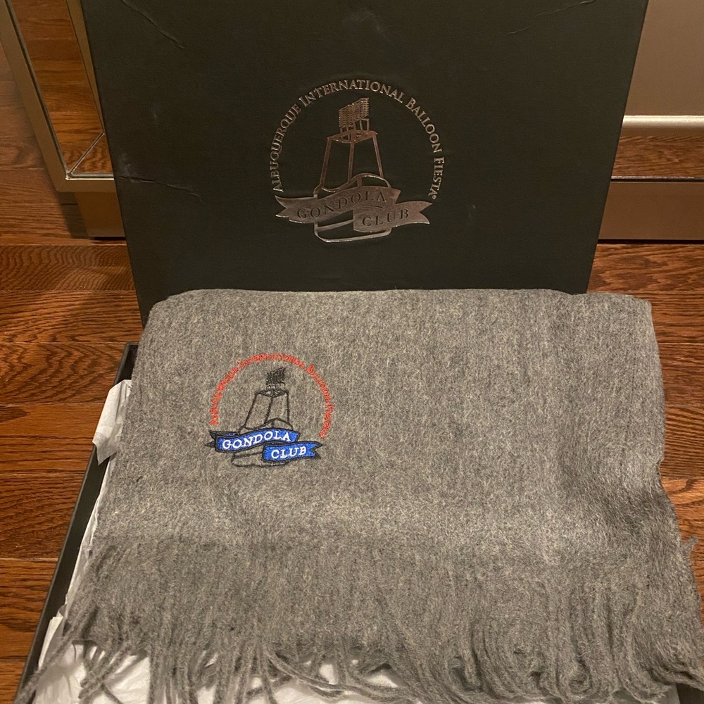 Cashmere Grey Gondola Club Scarf